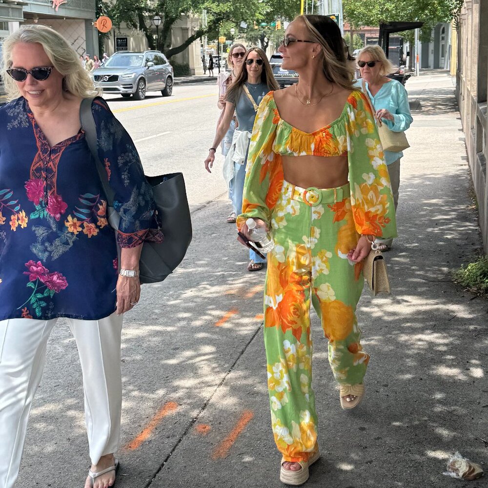 Savannah Top - Floral Sunset
